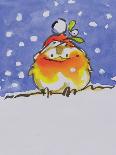 Christmas Robin-Diane Matthes-Giclee Print