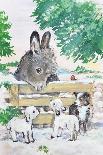 Badger and a Rabbit-Diane Matthes-Giclee Print