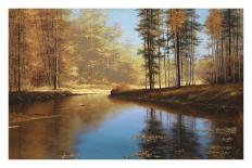 Autumn Creek-Diane Romanello-Art Print