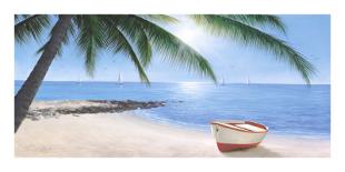 Island Time with Window-Diane Romanello-Art Print