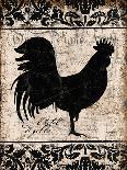 Black Rooster 1-Diane Stimson-Art Print