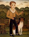 Boy with Dog-Charles Christian Nahl-Mounted Art Print