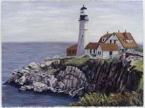 Lighthouse, Maine-Diantha York-ripley-Giclee Print