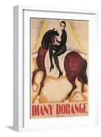 Diany Dorange, Circus Rider-null-Framed Art Print