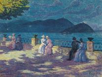 La Concha at Night-Time - Regoyos Y Valdes, Dario De (1857-1913) - C. 1906 - Oil on Canvas - 54X65-Diario Or Dario De Regoyos Y Valdes-Giclee Print