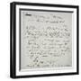 Diary Entry of Gold Prospector, 1848-American School-Framed Premium Giclee Print