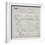 Diary Entry of Gold Prospector, 1848-American School-Framed Giclee Print