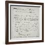 Diary Entry of Gold Prospector, 1848-American School-Framed Giclee Print