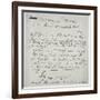 Diary Entry of Gold Prospector, 1848-American School-Framed Giclee Print