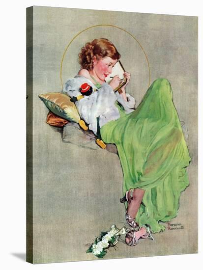 "Diary", June 17,1933-Norman Rockwell-Stretched Canvas