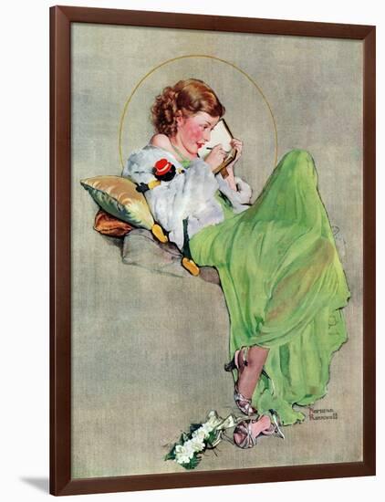 "Diary", June 17,1933-Norman Rockwell-Framed Giclee Print