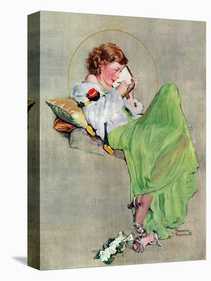 "Diary", June 17,1933-Norman Rockwell-Stretched Canvas
