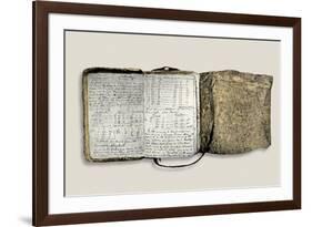 Diary Kept by William Clark of the Lewis and Clark Expedition, c.1804-1806-null-Framed Giclee Print