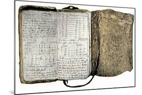 Diary Kept by William Clark of the Lewis and Clark Expedition, c.1804-1806-null-Mounted Giclee Print