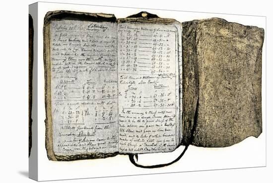Diary Kept by William Clark of the Lewis and Clark Expedition, c.1804-1806-null-Stretched Canvas
