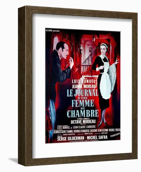 Diary of a Chambermaid, 1964, "Le Journal D'une Femme De Chambre" Directed by Luis Buñuel-null-Framed Giclee Print