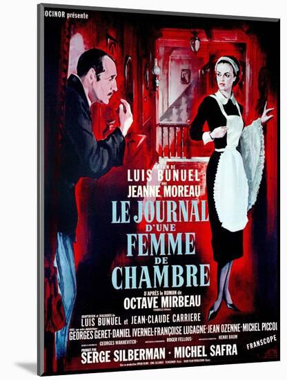 Diary of a Chambermaid, 1964, "Le Journal D'une Femme De Chambre" Directed by Luis Buñuel-null-Mounted Giclee Print