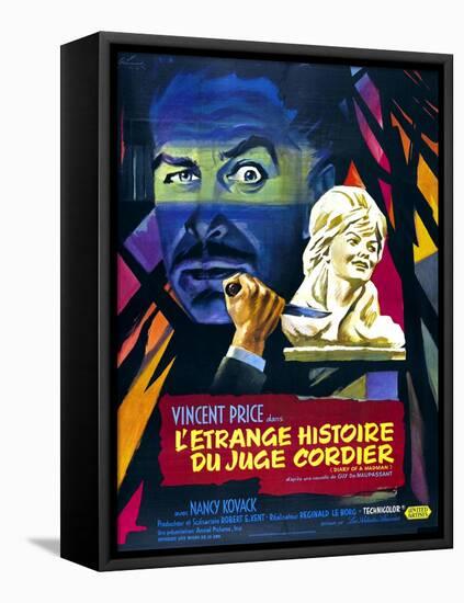 Diary of A Madman, (aka L'Etrange Histoire Du Juge Cordier), 1963-null-Framed Stretched Canvas