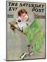 "Diary" Saturday Evening Post Cover, June 17,1933-Norman Rockwell-Mounted Premium Giclee Print