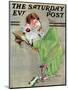 "Diary" Saturday Evening Post Cover, June 17,1933-Norman Rockwell-Mounted Giclee Print