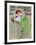 "Diary" Saturday Evening Post Cover, June 17,1933-Norman Rockwell-Framed Giclee Print