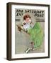 "Diary" Saturday Evening Post Cover, June 17,1933-Norman Rockwell-Framed Giclee Print