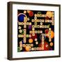 Dice, Bunco and Dominos-Kate Ward Thacker-Framed Giclee Print