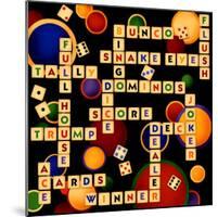 Dice, Bunco and Dominos-Kate Ward Thacker-Mounted Giclee Print