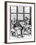 Dice Maker's Workshop, 16th Century-Jost Amman-Framed Giclee Print