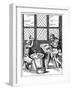 Dice Maker's Workshop, 16th Century-Jost Amman-Framed Giclee Print