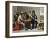 Dice Players, 1630-80-Mathieu Le Nain-Framed Giclee Print