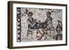 Dice Players, Detail of Mosaic-null-Framed Giclee Print