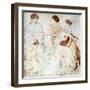 Dice Players, Herculaneum, 1st Century AD-null-Framed Giclee Print