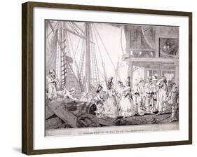 Dice Quay, Lower Thames Street, London, 1788-Charles Ansell-Framed Giclee Print