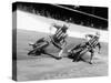 Dick Bradley (On the Lef) and Alby Golden at a Speedway Track, Exeter, C1952-C1953-null-Stretched Canvas