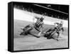 Dick Bradley (On the Lef) and Alby Golden at a Speedway Track, Exeter, C1952-C1953-null-Framed Stretched Canvas