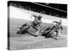 Dick Bradley (On the Lef) and Alby Golden at a Speedway Track, Exeter, C1952-C1953-null-Stretched Canvas