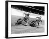 Dick Bradley (On the Lef) and Alby Golden at a Speedway Track, Exeter, C1952-C1953-null-Framed Photographic Print