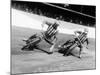 Dick Bradley (On the Lef) and Alby Golden at a Speedway Track, Exeter, C1952-C1953-null-Mounted Photographic Print