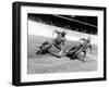 Dick Bradley (On the Lef) and Alby Golden at a Speedway Track, Exeter, C1952-C1953-null-Framed Photographic Print