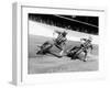 Dick Bradley (On the Lef) and Alby Golden at a Speedway Track, Exeter, C1952-C1953-null-Framed Photographic Print
