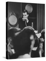 Dick Clark on His TV Show the "American Bandstand"-Paul Schutzer-Stretched Canvas