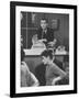 Dick Clark on His TV Show the "American Bandstand"-null-Framed Premium Photographic Print