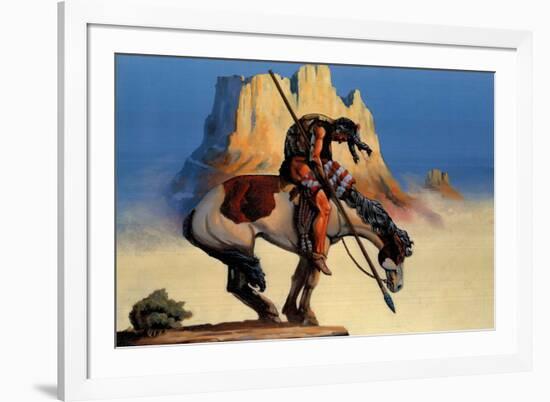 Dick Jordan (End Of The Trail)-null-Framed Art Print