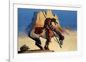 Dick Jordan (End Of The Trail)-null-Framed Art Print