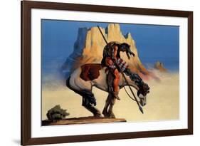 Dick Jordan (End Of The Trail)-null-Framed Art Print