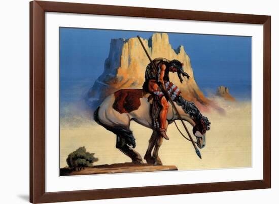 Dick Jordan (End Of The Trail)-null-Framed Art Print