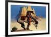 Dick Jordan (End Of The Trail)-null-Framed Art Print