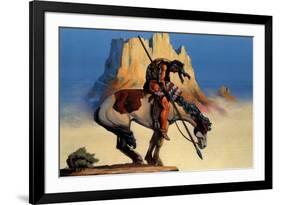 Dick Jordan (End Of The Trail)-null-Framed Art Print