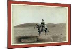 Dick Latham of Iron Mountain, Wyo., Returning Home from the Plains with the Antelope He Has Slain-John C. H. Grabill-Mounted Giclee Print